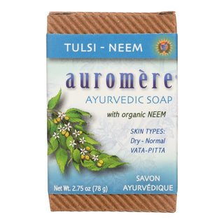 Auromere Tulsi-Neem Ayurvedic Bar Soap