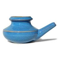 Baraka Ceramic Neti Pot - Blue