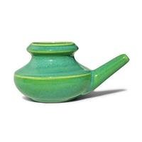 Baraka Ceramic Neti Pot - Green Apple