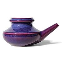 Baraka Ceramic Neti Pot - Purple