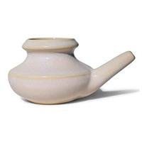 Baraka Ceramic Neti Pot - White