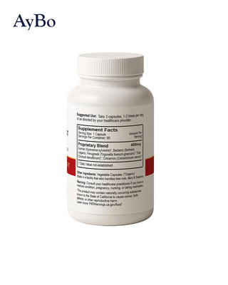 Blood Sugar Supplement for Glucose Control & Metabolism