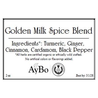 Golden Milk Spice Blend 2oz