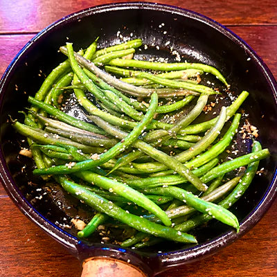 Horseradish-Sesame Green Beans: Dosha : K-PV(ex) 