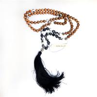 Mala Beads - Zebra Jasper
